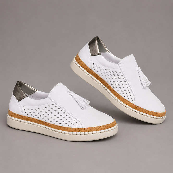 Camille Perforated Suede Sneaker