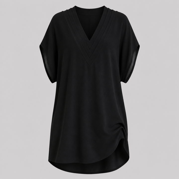 Isla Draped V-Neck Cover-Up