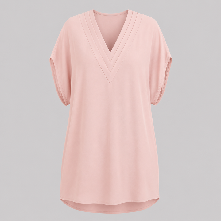 Isla Draped V-Neck Cover-Up