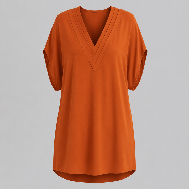 Isla Draped V-Neck Cover-Up