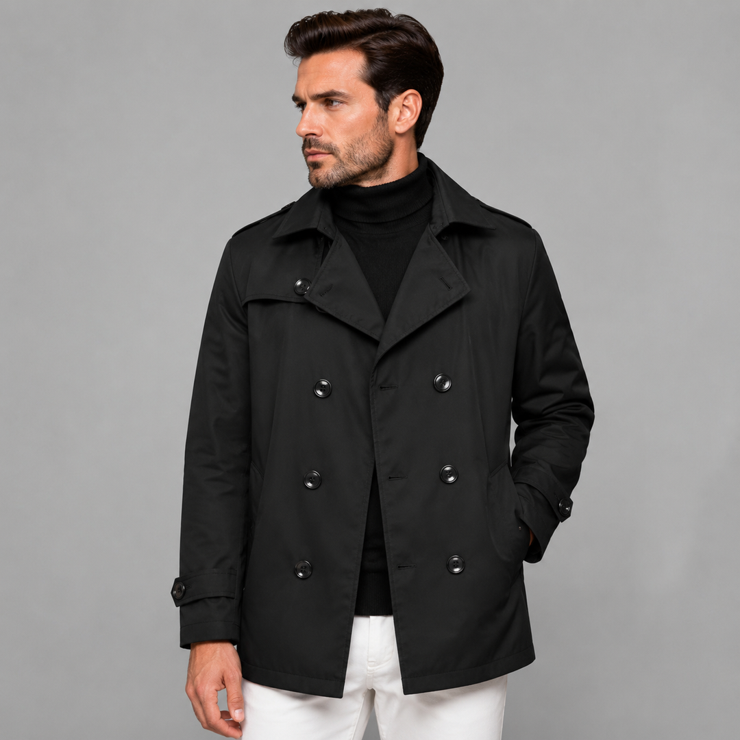 Everett Double-Breasted Trench Coat