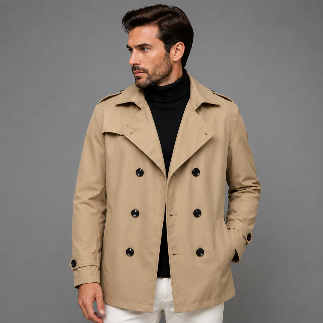 Everett Double-Breasted Trench Coat