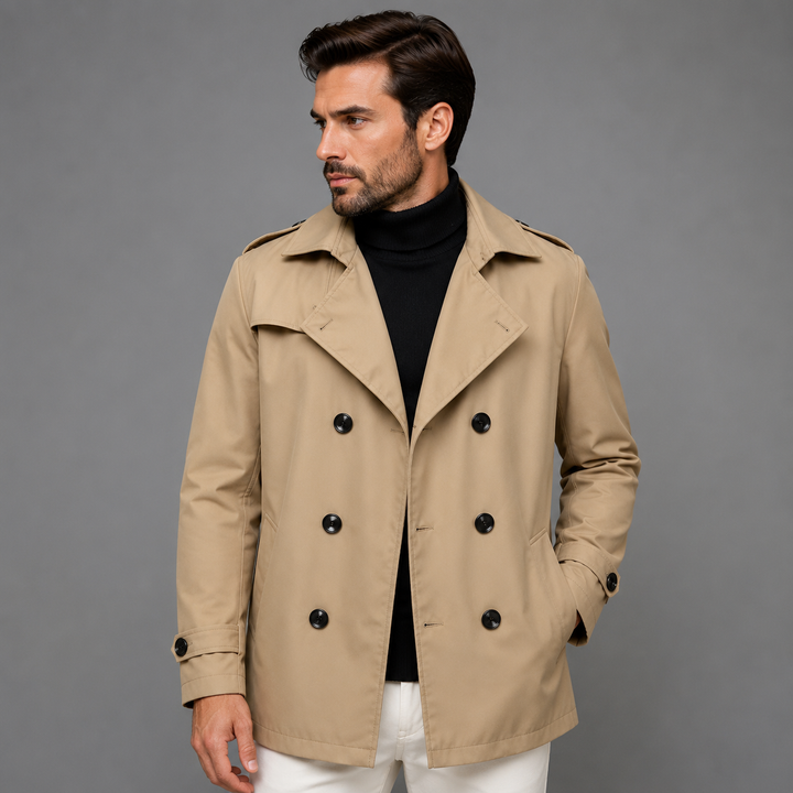 Everett Double-Breasted Trench Coat