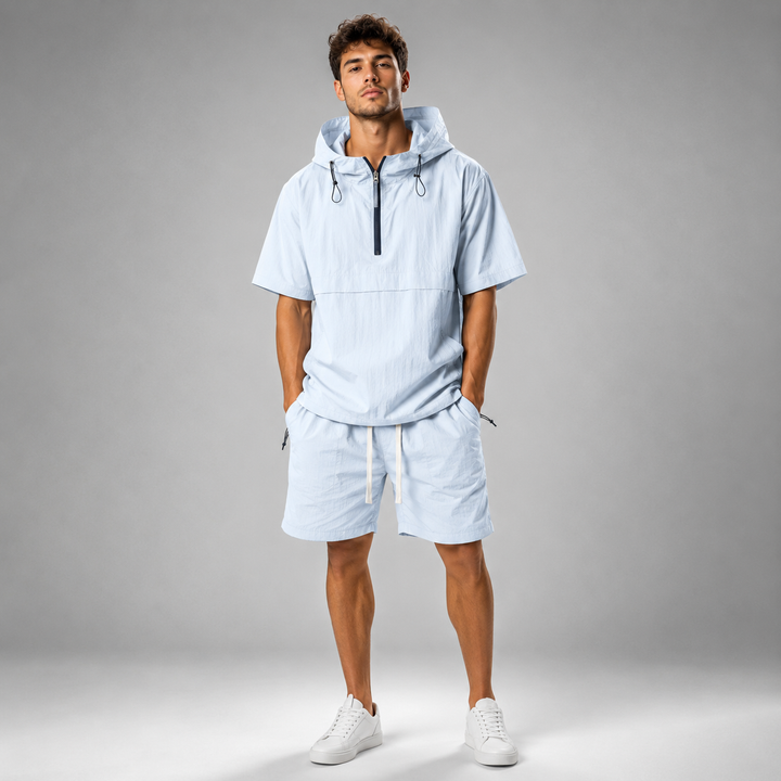 Kaito Ripstop Hooded Short Set