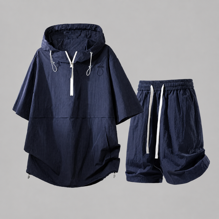 Kaito Ripstop Hooded Short Set