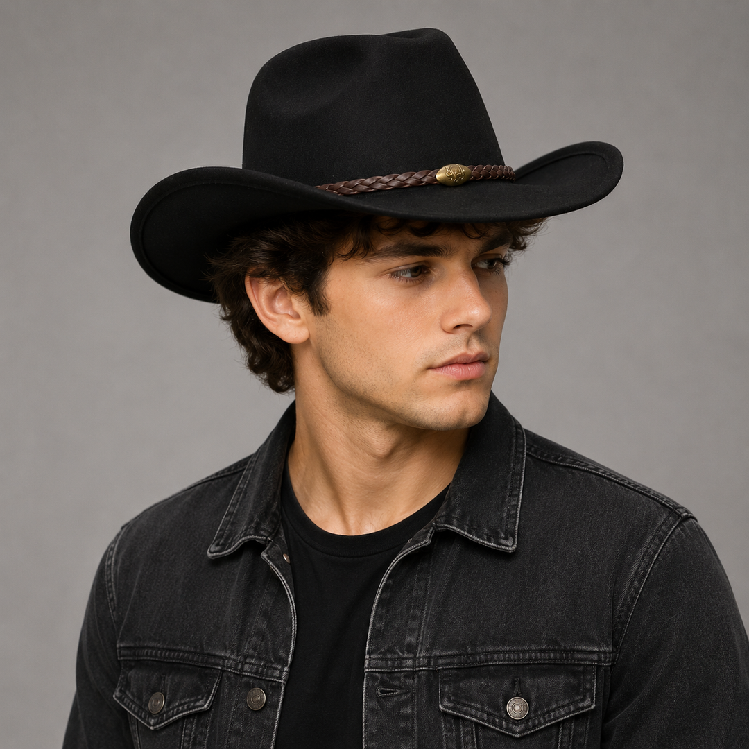 Dakota Braided Band Western Hat