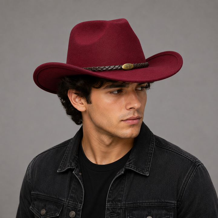 Dakota Braided Band Western Hat