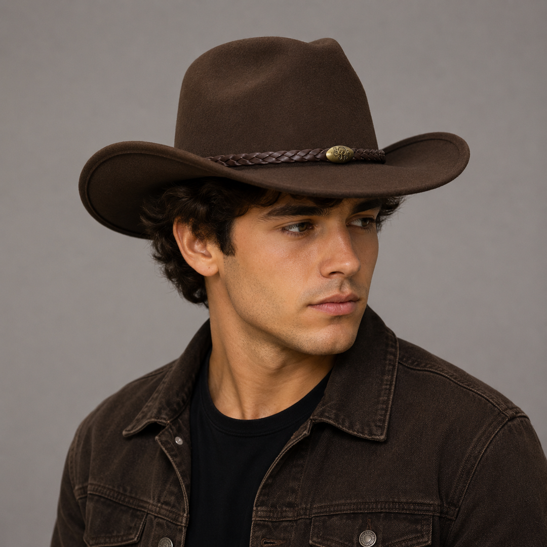Dakota Braided Band Western Hat