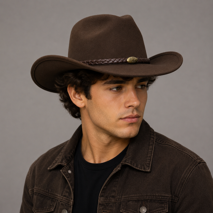 Dakota Braided Band Western Hat