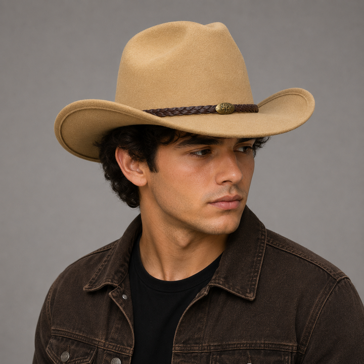 Dakota Braided Band Western Hat