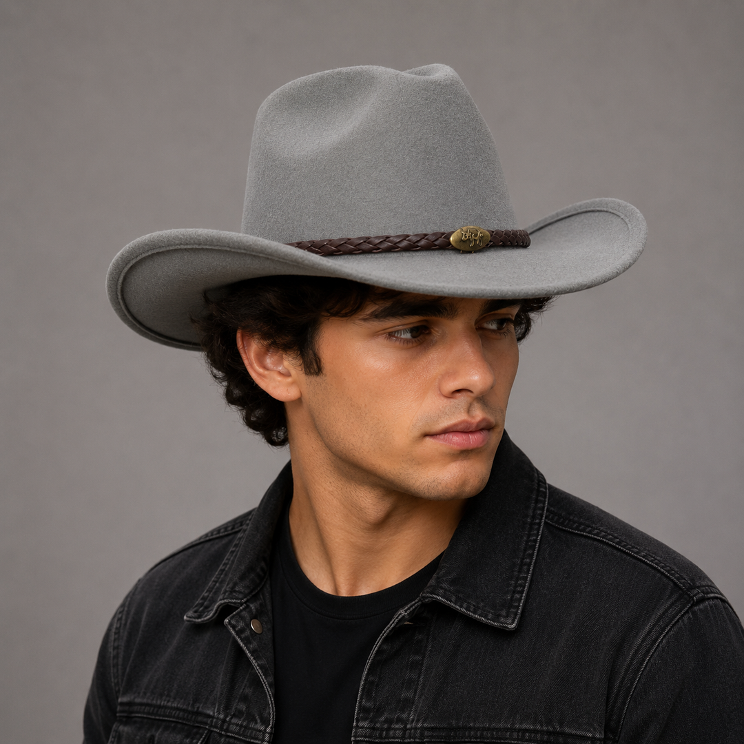 Dakota Braided Band Western Hat
