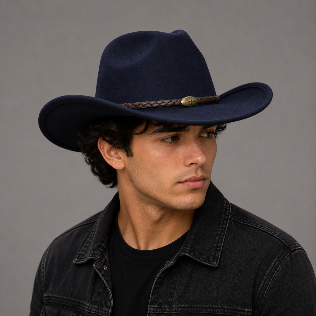 Dakota Braided Band Western Hat