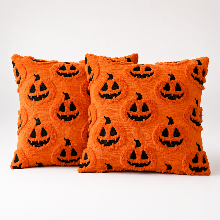 Pippa Tufted Ghost Pumpkin Pillow Cover