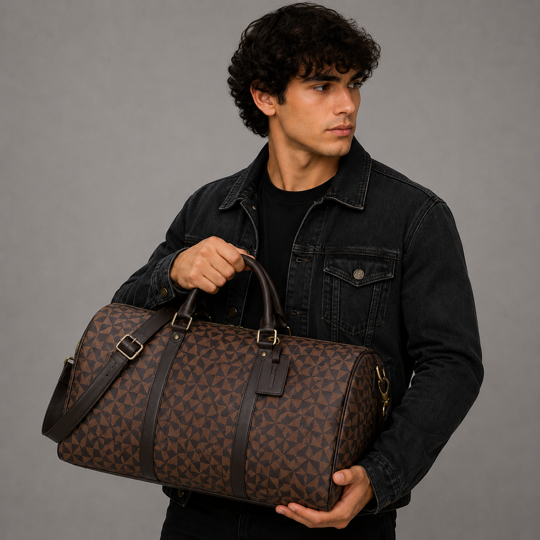 Everett Geo Print Duffel Bag