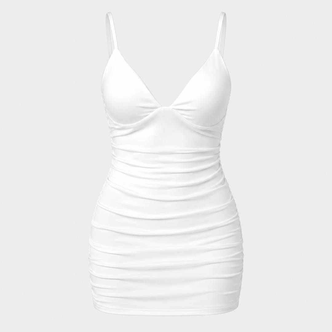 Serena Ruched Bodycon Dress