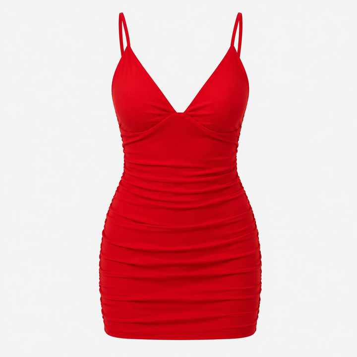 Serena Ruched Bodycon Dress