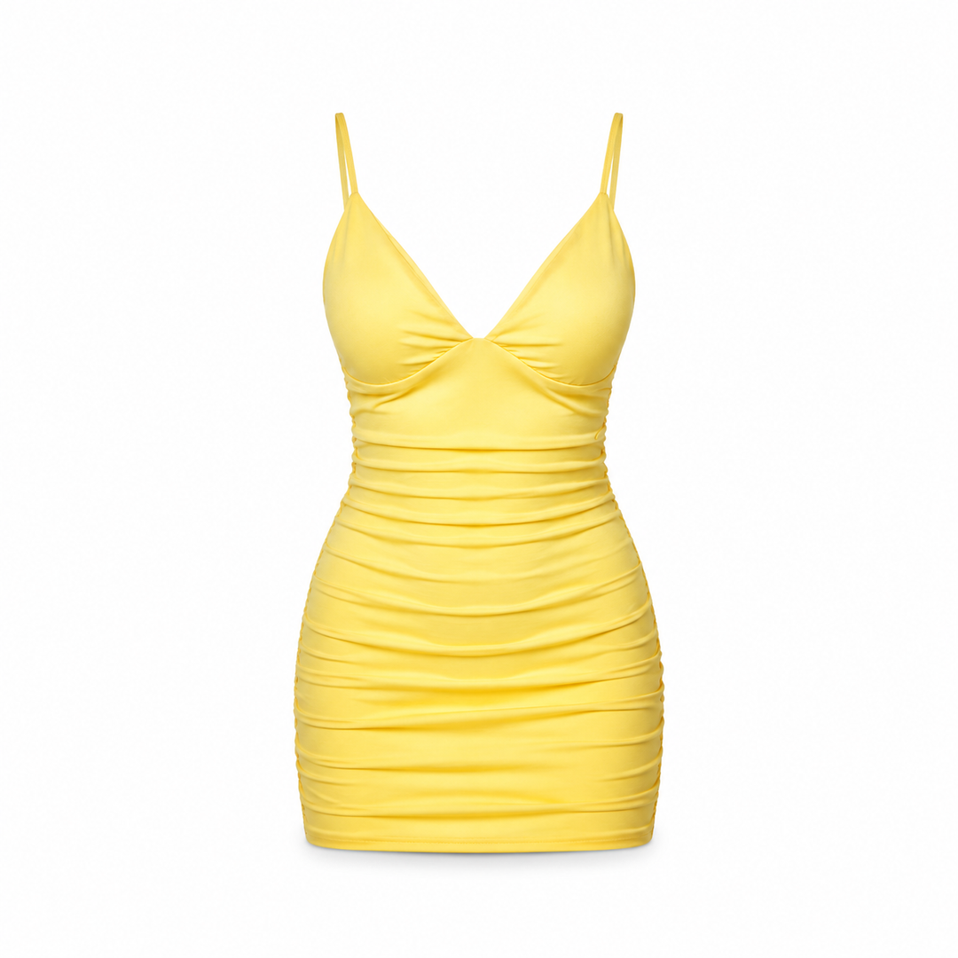 Serena Ruched Bodycon Dress