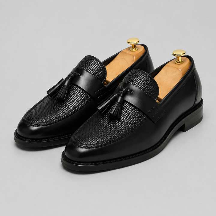 Product Title Alessandro Woven Tassel Loafer