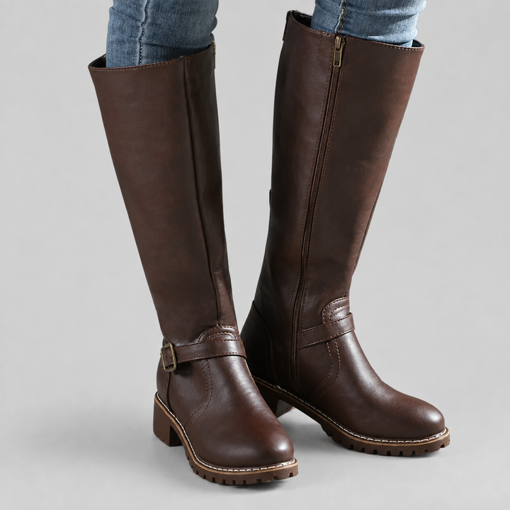 Clara Vintage Leather Boots
