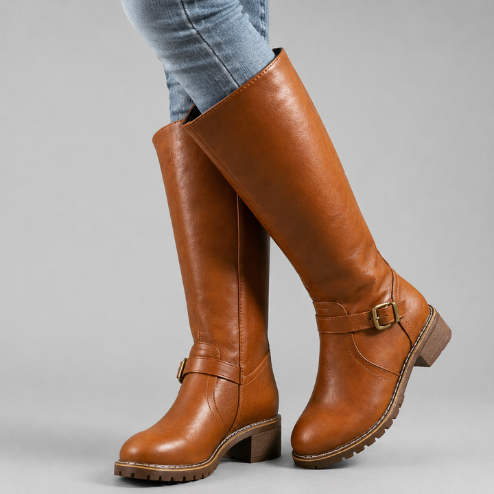 Clara Vintage Leather Boots