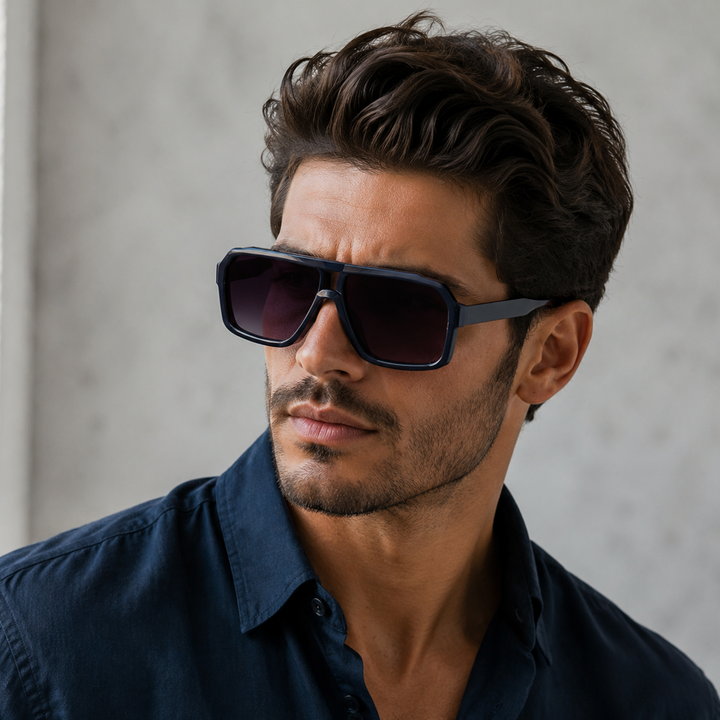 Domenico Oversized Aviator Sunglasses