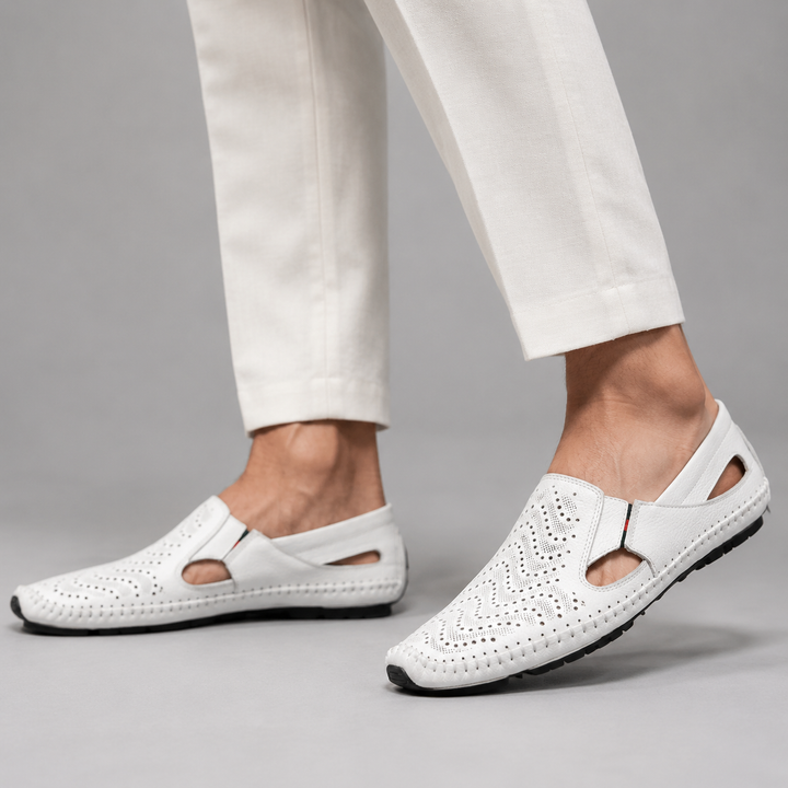 Matteo Perforated Cutout Loafer