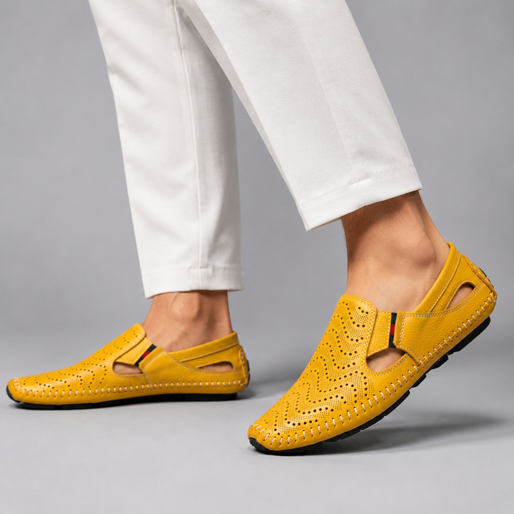 Matteo Perforated Cutout Loafer