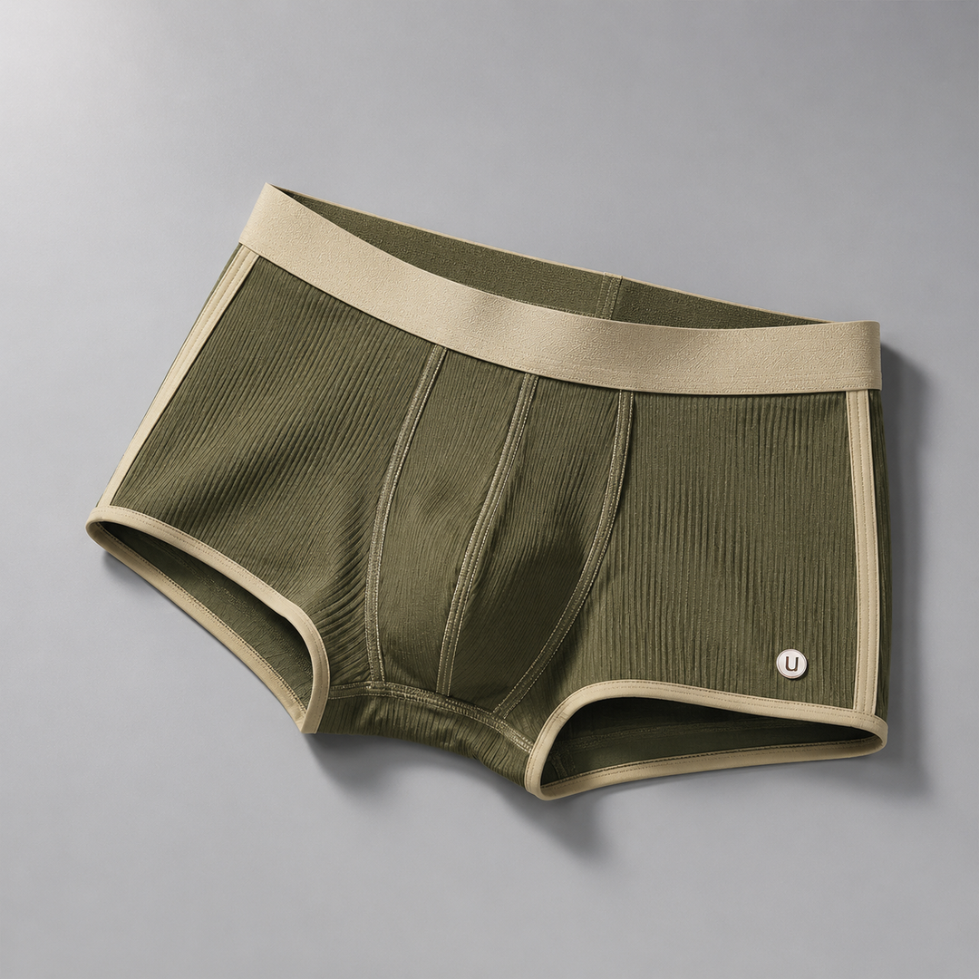 Milo Ribbed Cotton Boxer Trunks