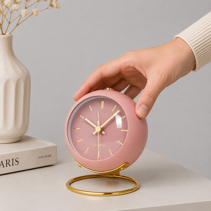 Colette Vintage Quartz Desk Clock