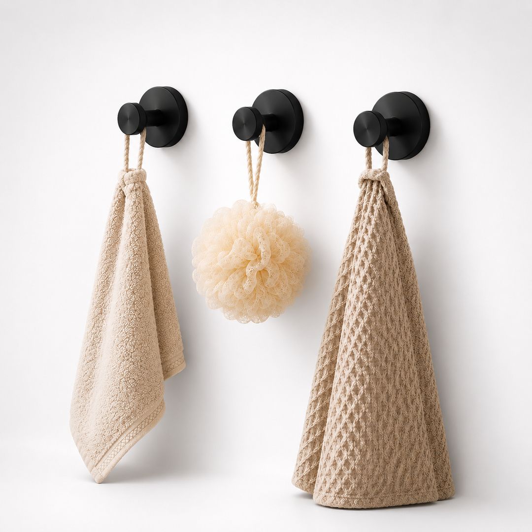Cyrus Brushed Brass Wall Hook Set