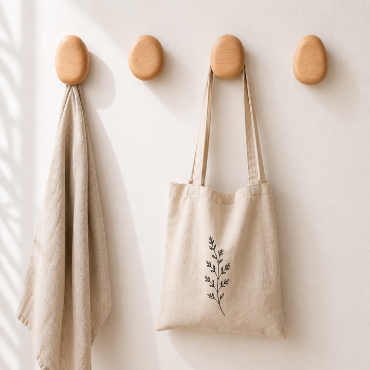 Hollis Solid Wood Wall Hook Set