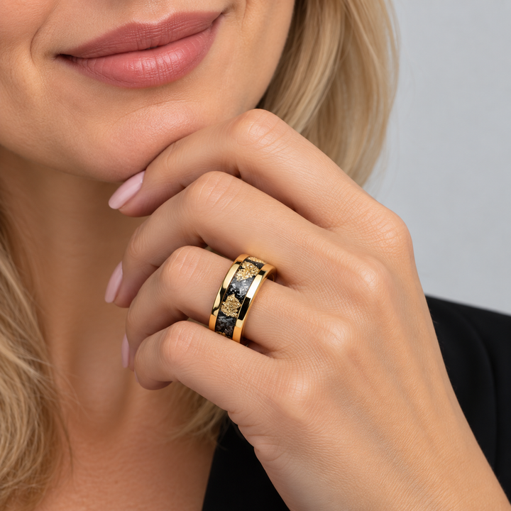Ethan | Unisex Textured Statement Rings