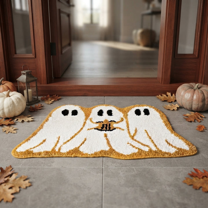 Mia | Halloween Non Slip Pumpkin Ghost Printed Door Mat