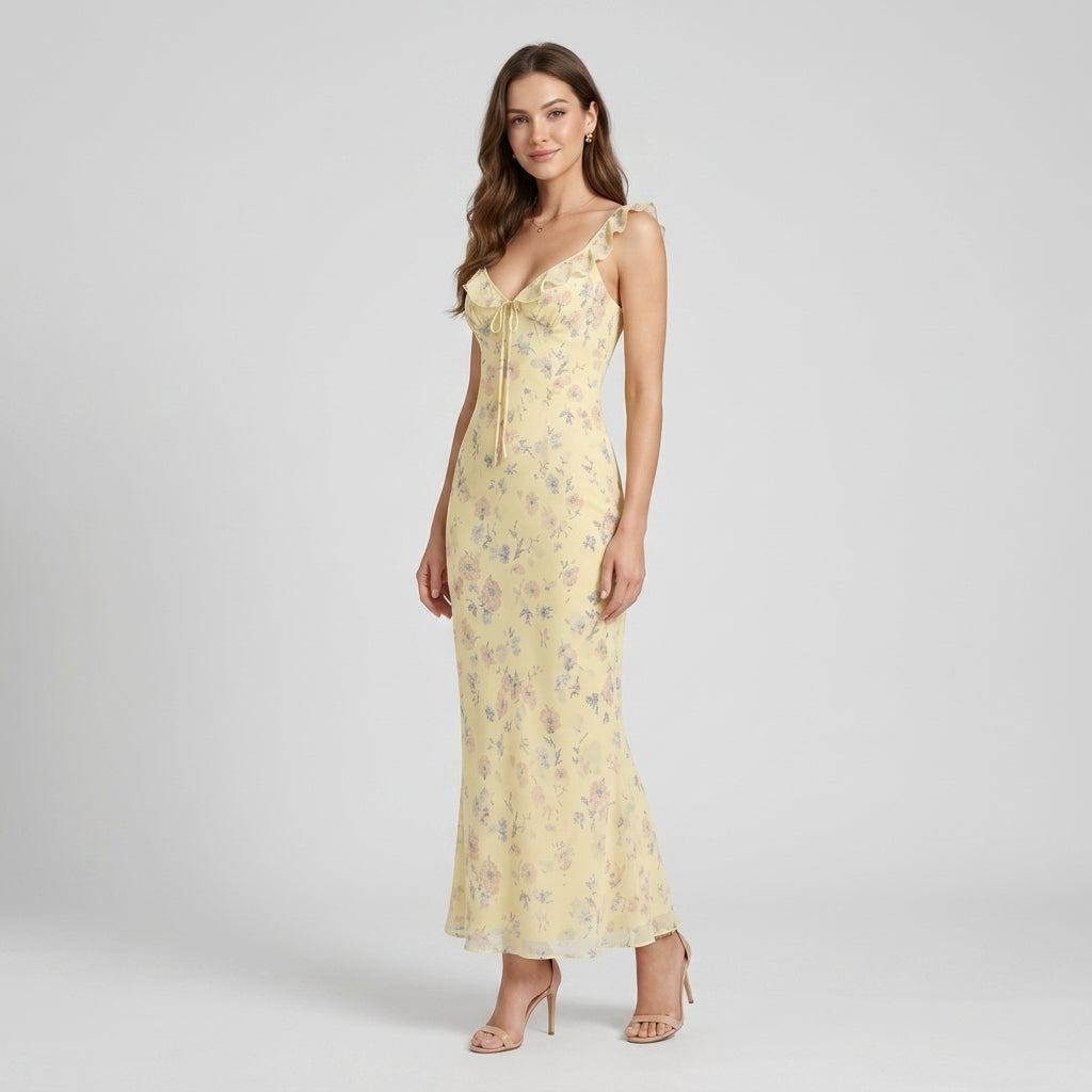 Celeste Floral Midi Dress