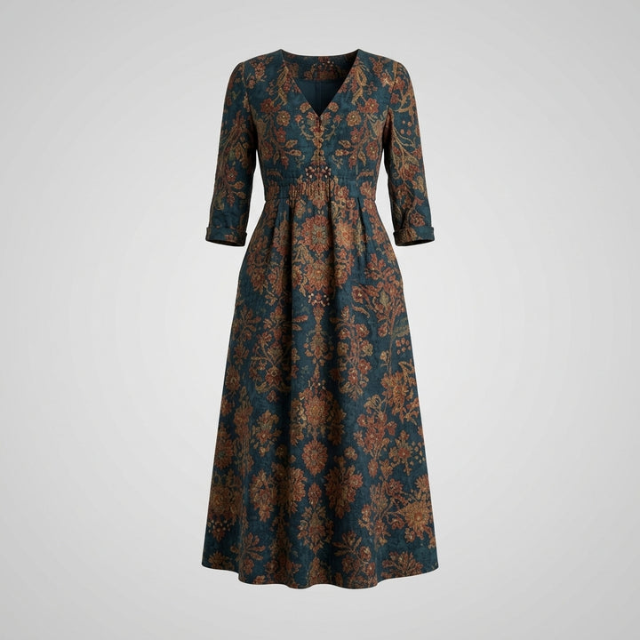 Adeline Vintage Floral Dress