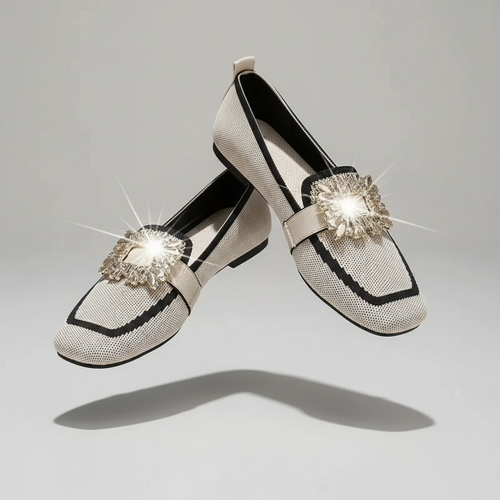 Isabeau Square Toe Flats