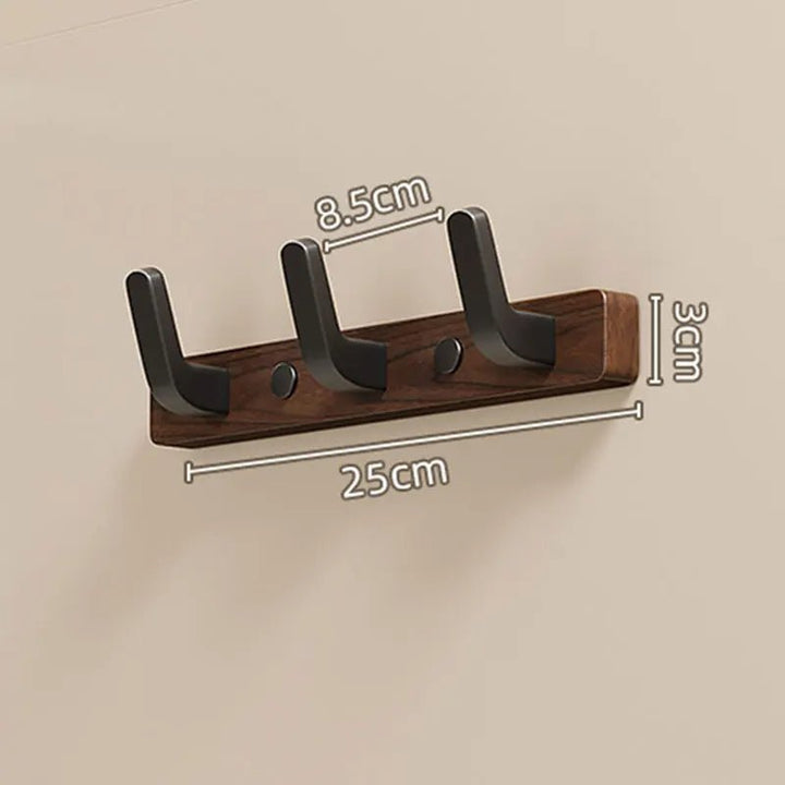 Benjamin | Wall Mounted Coat Rack with Three Double Hooks