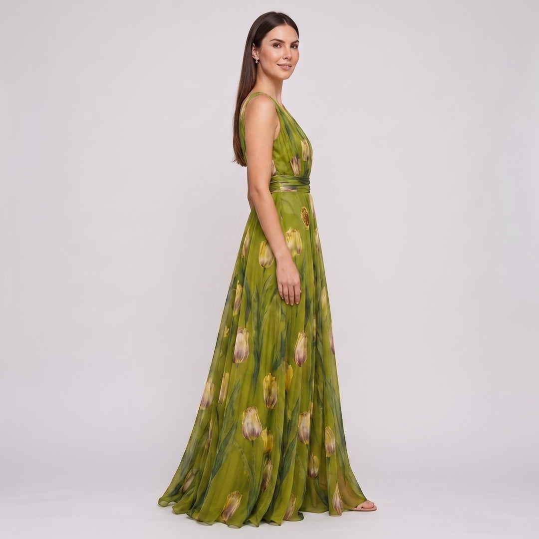 Lillian Botanical Maxi Dress