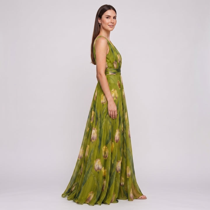 Lillian Botanical Maxi Dress