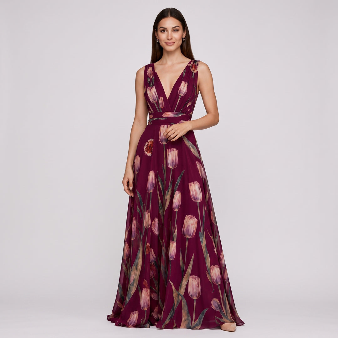 Lillian Botanical Maxi Dress