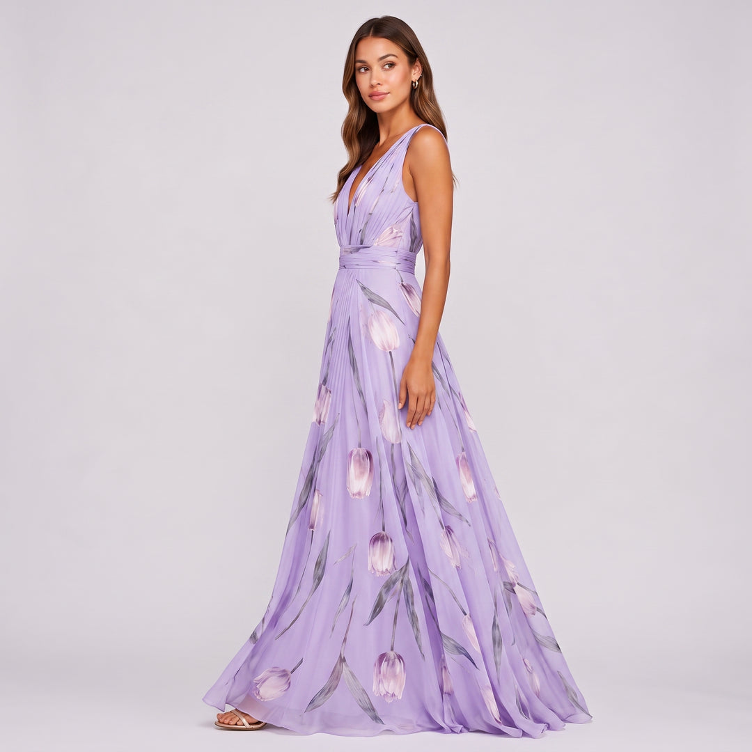 Lillian Botanical Maxi Dress