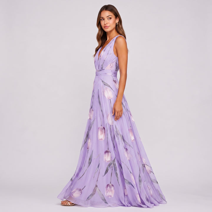Lillian Botanical Maxi Dress
