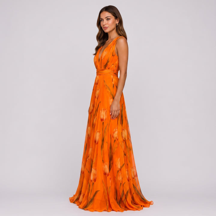 Lillian Botanical Maxi Dress