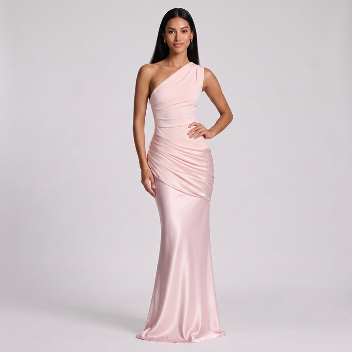 Seraphina Satin Evening Gown