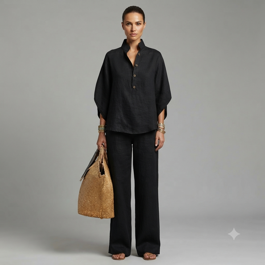Portofino Linen Two-Piece Set