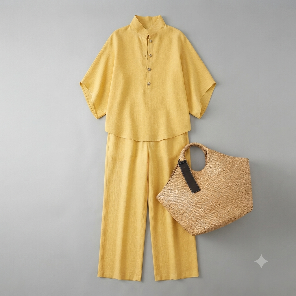 Portofino Linen Two-Piece Set