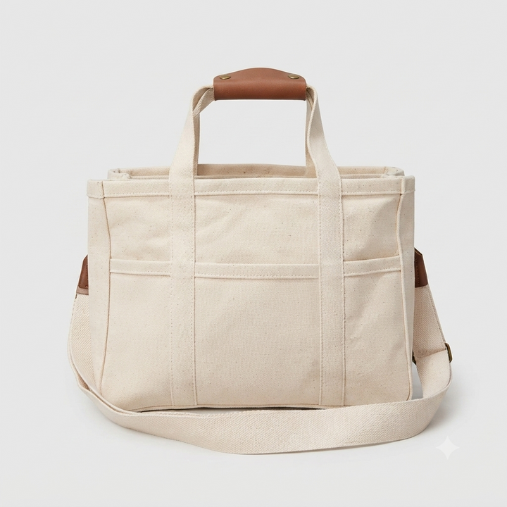 Harlow Structured Canvas Utility Tote