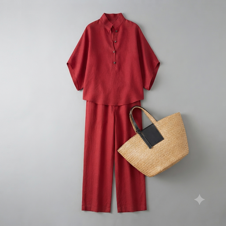 Portofino Linen Two-Piece Set