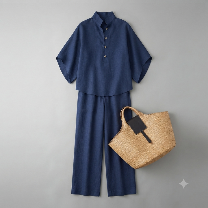 Portofino Linen Two-Piece Set