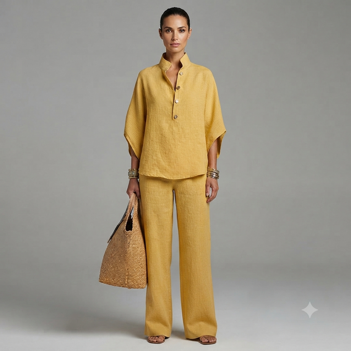 Portofino Linen Two-Piece Set